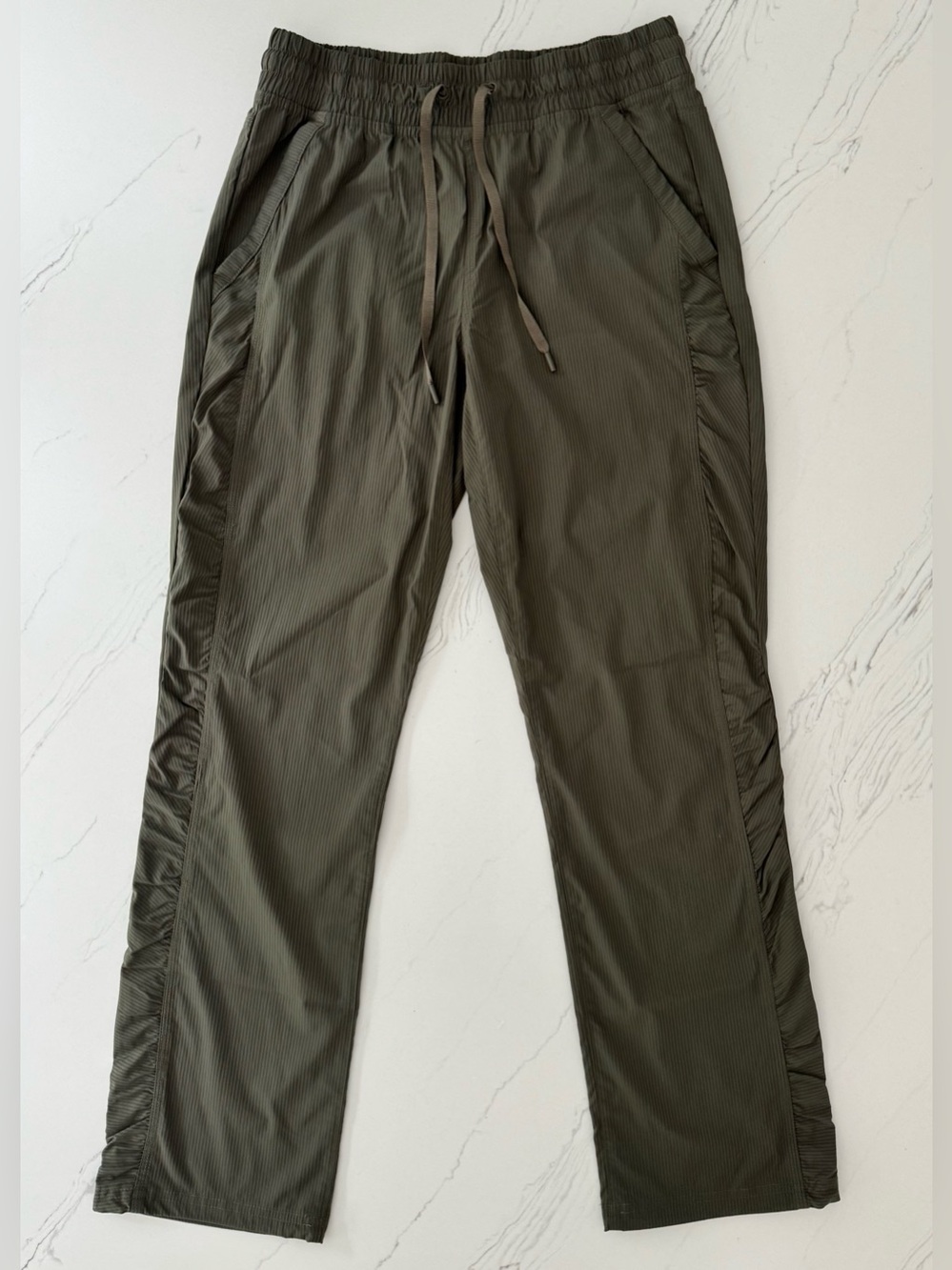 Eddie Bauer Women’s Pants Outdoor Hiking | S | Olive Green | Adjustable Cuffs